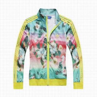 veste adidas femme a fleur